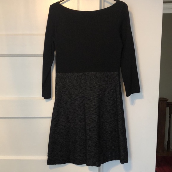 Theory Black Boat-neck Work-Play Dress Size 4 - Picture 6 of 10